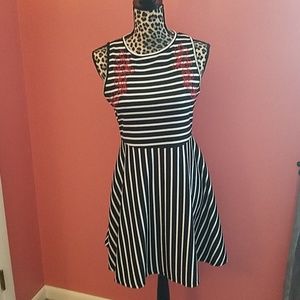 Black and white dress